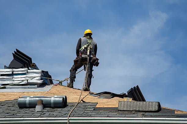 Professional Roof Installation technician working in Churchville, VA